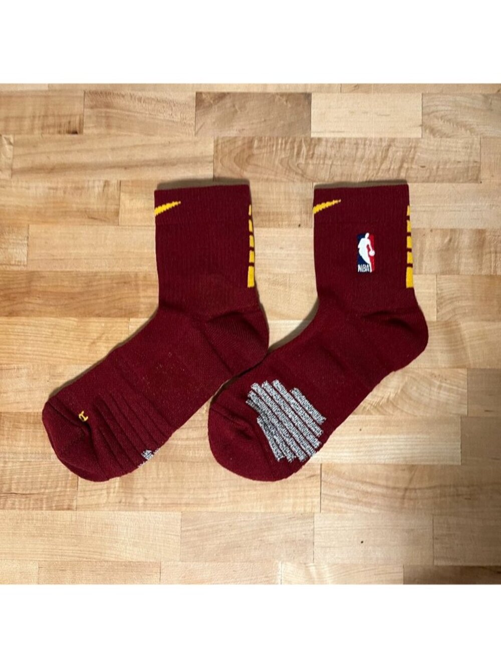 New Men's Large 8-12 Nike Elite Grip Basketball Quarter Socks NBA